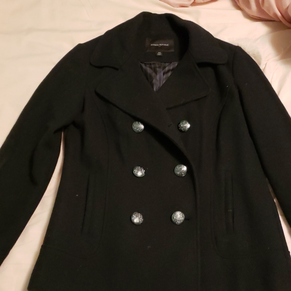 Very navy cute peacoat